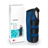 McKesson Wrist / Forearm Brace Aluminum / Nylon / Foam / Flannelette Right Hand Black / Blue One Size Fits Most (1159149_EA) 1/EA
