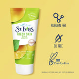 St. Ives® Fresh Skin Facial Cleanser Scrub 6 oz. Tube Apricot Scent (1230891_EA) 1/EA