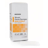 McKesson Gauze Sponge 4 X 4 Inch 12-Ply NonSterile 200 per Pack (440343_BG) 200/BG