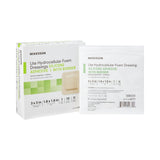 McKesson Lite Thin Foam Dressing 3 X 3 Inch With Border Film Backing Silicone Gel Adhesive Square Sterile (1083089_CS) 200/CS