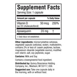 Prevagen® Extra Strength Brain Health Supplement Vitamin D / Apoaequorin 50 mcg - 20 mg Strength Capsule 30 per Bottle (1232020_BT) 1/BT