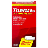 Tylenol® Arthritis Pain Relief 650 mg Strength Acetaminophen Caplet 100 per Bottle (1189607_BT) 1/BT