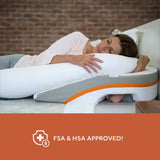 MedCline® Reflux Relief Positioner System 22 W X 50 L X 6 H Inch Foam / Gel Freestanding (1217713_EA) 1/EA