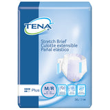 TENA® Stretch™ Plus Unisex Adult Incontinence Brief Medium Disposable Moderate Absorbency (959405_CS) 72/CS