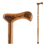 Brazos™ Twisted T-Handle Cane Wood 37 Inch Height Brown (1229018_EA) 1/EA