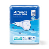 Attends® Bariatric Unisex Adult Incontinence Brief 3X-Large Disposable Heavy Absorbency (1247855_BG) 12/BG