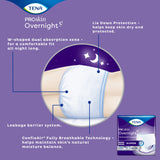 TENA ProSkin Overnight™ Super Unisex Adult Absorbent Underwear Pull On with Tear Away Seams Medium Disposable Heavy Absorbency (1053408_BG) 14/BG