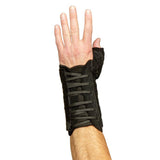 Titan Thumb™ Thumb Brace with Wrist Support Adult / Child Regular Adjustable Lacing Pulls Thumb / Wrist Black (512516_EA) 1/EA