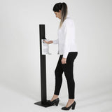 MT Displays BASIC TOUCHLESS DISPENSER STN.F.OP.BLACK (UHTDBB2000X2000) Each