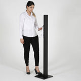 MT Displays BASIC TOUCHLESS DISPENSER STN.F.OP.BLACK (UHTDBB2000X2000) Each