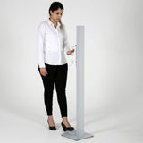 MT Displays BASIC TOUCHLESS DISPENSER STN.F.OP.GREY (UHTDBG2000X2000) Each