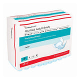 Wings™ Quilted Plus with BreatheEasy™ Technology Unisex Adult Incontinence Brief X-Large Disposable Heavy Absorbency (1176300_BG) 15/BG