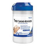 Sani-Hands® Hand Sanitizing Wipe 135 Count Ethyl Alcohol Wipe Canister (642391_CS) 12/CS