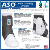 ASO® Speed Lacer Ankle Brace Medium Lace-Up / Hook and Loop Strap Closure Foot (636482_EA) 1/EA