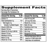 Centrum® Multivitamin Supplement Gummy 110 per Bottle Fruit Flavor (1230537_BT) 1/BT