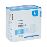 McKesson Ultra Unisex Adult Incontinence Brief Large Disposable Heavy Absorbency (800831_CS) 4/CS