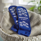 McKesson Terries™ Slipper Socks Unisex Adult X-Large Double Tread Single Patient Use Royal Blue (558995_PR) 1/PR
