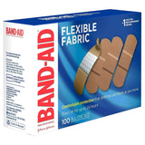 Band-Aid® Adhesive Strip 1 X 3 Inch Fabric Rectangle Tan Sterile (115847_CS) 1200/CS