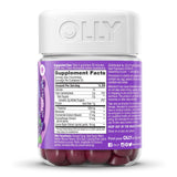 OLLY® Sleep Dietary Supplement L-Theanine / Melatonin / Botanicals 100 mg - 3 mg - 16 to 17 mg Strength Gummy 50 per Bottle Blackberry Zen Flavor (1228383_BT) 1/BT