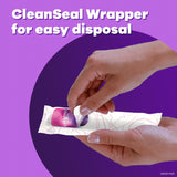 Tampax® Radiant Tampon Regular Absorbency Plastic Applicator Individually Wrapped (1229259_BX) 1/BX