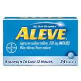 Aleve® Pain Relief 220 mg Strength Naproxen Sodium Tablet 24 per Bottle (1194724_BT) 1/BT