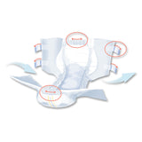 Seni® Super Quatro Unisex Adult Incontinence Brief Medium Disposable Heavy Absorbency (1163836_CS) 40/CS