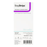 StayStrips® Skin Closure Strip 1/4 X 3 Inch Nonwoven Material Flexible Strip White (946747_BX) 50/BX