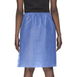 FlexFit® Exam Cover-Up Blue One Size Fits Most Open Sides Elastic Band Female Disposable (415048_CS) 25/CS