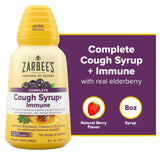 Zarbee's® Cough + Immune Cold and Cough Relief 11 g Strength Syrup 8 oz. (1228868_EA) 1/EA