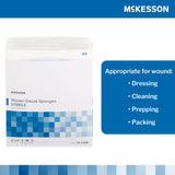 McKesson Gauze Sponge 4 X 4 Inch 8-Ply Sterile 2 per Pack (762704_CS) 600/CS