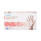 McKesson Exam Glove X-Large NonSterile Vinyl Standard Cuff Length Smooth Clear Not Rated (354441_BX) 100/BX