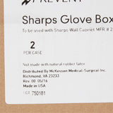 McKesson Prevent® Glove Box Holder Vertical Mounted 1-Box Capacity Putty 3-7/8 X 6-1/2 X 11 Inch Plastic (855129_EA) 1/EA