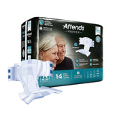 Attends® Premier Unisex Adult Incontinence Brief Medium Disposable Heavy Absorbency (1128073_BG) 14/BG