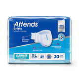 Attends® Advanced Unisex Adult Incontinence Brief X-Large Disposable Heavy Absorbency (950226_BG) 20/BG
