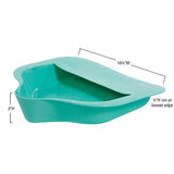 AliMed® Bariatric Bedpan Green (726418_EA) 1/EA