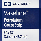 Vaseline® Petrolatum Impregnated Dressing Strip 3 X 18 Inch Sterile (32727_DZ) 12/DZ