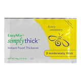 SimplyThick® Easy Mix Food and Beverage Thickener 96 Gram Individual Packet Unflavored Gel IDDSI Level 3 Moderately Thick/Liquidized (1087564_BX) 25/BX