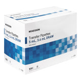 McKesson Transfer Pipette 5 mL 0.5 to 1 mL Graduation Increments NonSterile (911824_CS) 10/CS