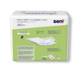 Seni® Soft Classic Dry Disposable Underpad 23 X 35 Inch Cellulose Pulp Light Absorbency (1163831_PK) 30/PK