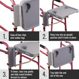 DMI Walker Tray For Walker (1237861_EA) 1/EA