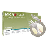 Soft White Nitrile* Exam Glove X-Small NonSterile Nitrile Standard Cuff Length Textured Fingertips White Not Rated (662397_BX) 1/BX