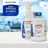 Opti-Cide® Max Surface Disinfectant Cleaner Premoistened Alcohol Based Manual Pull Wipe 160 Count Canister Alcohol Scent NonSterile (1100339_CS) 12/CS