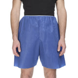 McKesson Exam Shorts 2X-Large Blue SMS Adult Disposable (1197332_BG) 25/BG