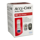 Accu-Chek® Aviva Plus Blood Glucose Test Strips 50 Strips per Pack (788222_VL) 50/VL