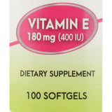 Geri-Care® Vitamin Supplement Vitamin E 400 IU Strength Softgel 100 per Bottle (742181_BT) 1/BT