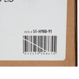 McKesson Denture Cup 8 oz. Pink Hinged Lid Single Patient Use (1177280_EA) 1/EA