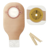 New Image™ Ileostomy / Colostomy Pouch Two-Piece System 12 Inch Length Flat, Trim to Fit 2-1/4 Inch Stoma Drainable (532941_BX) 5/BX