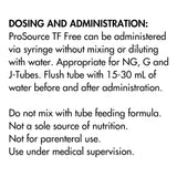ProSource® TF Free Tube Feeding Formula Unflavored Liquid 1.5 oz. Pouch (1190792_CS) 100/CS