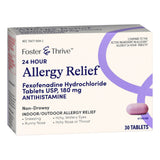 Foster & Thrive™ Allergy Relief 180 mg Strength Tablet 30 per Box (1238970_BX) 30/BX