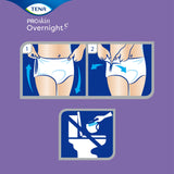 TENA ProSkin Overnight™ Super Unisex Adult Absorbent Underwear Pull On with Tear Away Seams Medium Disposable Heavy Absorbency (1053408_CS) 56/CS